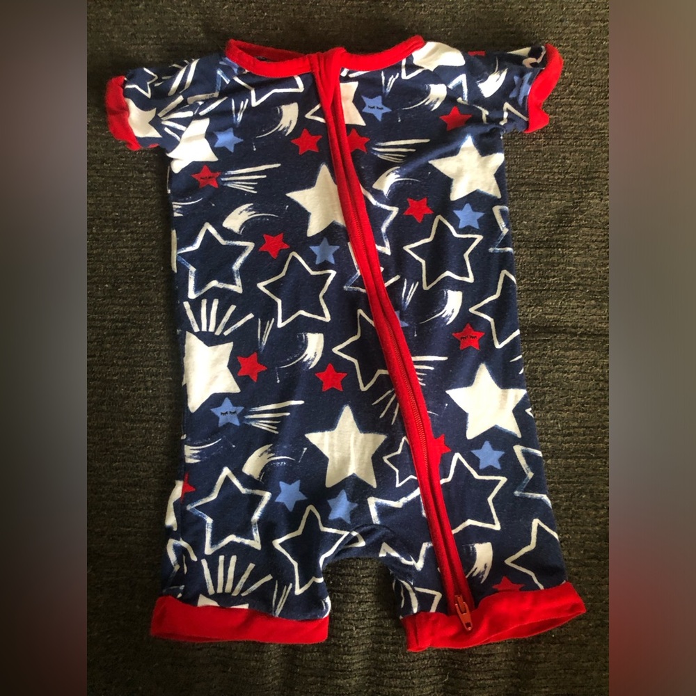 Little Sleepies Star Spangled Shorty 6-12 months
